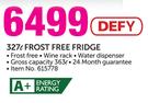 Defy 327Ltr Frost Free Fridge
