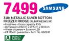 Samsung 310Ltr Metallic Silver Bottom Freezer Fridge RL48RWESW1 XF