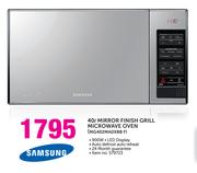 Samsung 40Ltr Mirror Finish Grill Microwave Oven MG402MADXBB F