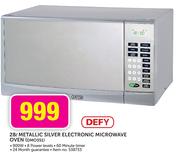 Defy 28Ltr Metallic Silver Electronic Microwave Oven DMO351
