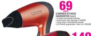 Carmen Studio Hairdryer 5137