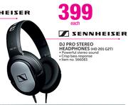Sennheiser Dj Pro Stereo Headphones HD 201 G2T