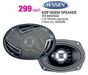 Jensen 6 x 9" 400W Speaker FX 6934SQ