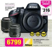 Nikon DX Twin Camera D3200