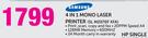 Samsung 4 In 1 Mono Laser Printer SL M2070F XFA