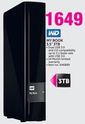 WD My Book 3.5" 3TB