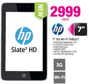 HP 7" 3G Wi-Fi Tablet