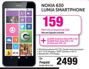 Nokia 630 Lumia Smartphone-On Smartchat 1GB