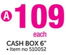 Simple Choice 6" Cash Box