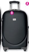 Tosca 65cm Black ABS Trolley Bag