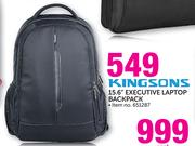 Kingsons 15.6" Executive Laptop Backpack