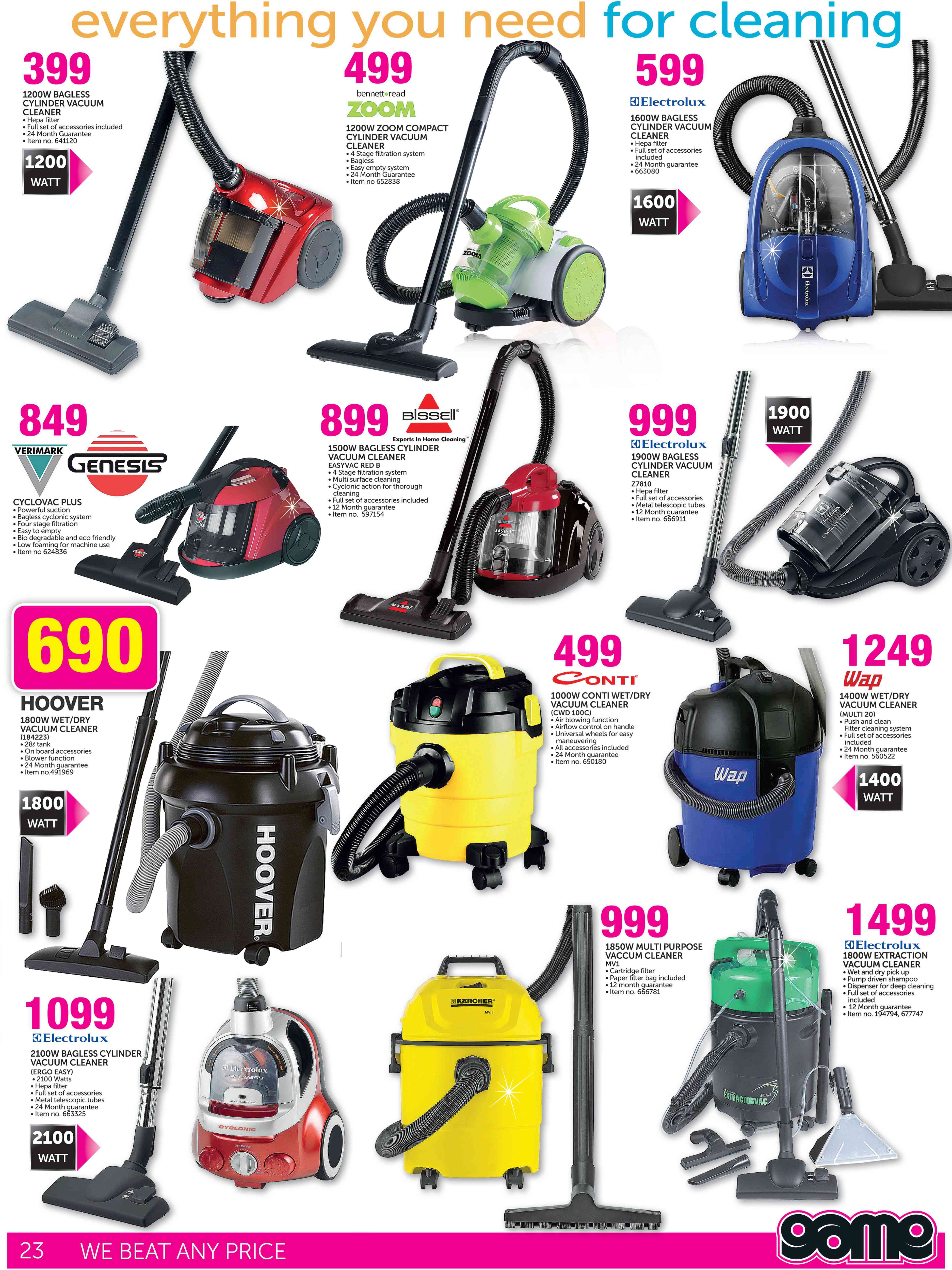 Special Wap 1400W Wet/Dry Vacuum Cleaner MULTI 20 — www.guzzle.co.za