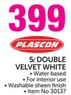 Plascon 5Ltr Double Velvet White