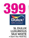 Dulux 5Ltr Luxurious Silk White
