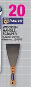 Fragram Wooden Handle Scraper-90mm