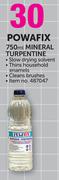 Addis Powafix 750ml Mineral Turpentine