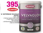 Plascon 5Ltr Waterbase Velvaglo Pastel-Each