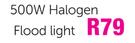 Eurolux 500W Halogen Floodlight