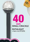 Small Crackle Pathlight-Each
