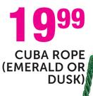 Cuba Rope(Emerald Or Dusk)