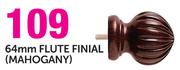 64mm Flute Finial(Mahogany)