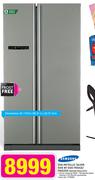 Samsung 550Ltr Metallic Silver Side By Side Fridge/Freezer RSA1NTMG1/XFA