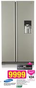 Samsung 539Ltr Metallic Silver Side By Side Fridge/Freezer RSA1WTMG1XFA