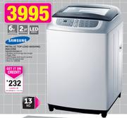 Samsung 13KG Metallic Top Load Washing Machine WA13FSS4UWAF