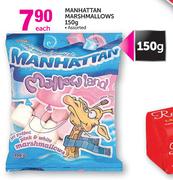 Manhattan Marshmallows Assorted-150g-Each