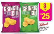 Willard Crinkle Cut Chips Assorted-3x125g