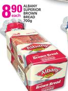 Albany Superior Brown Bread-700g-Each