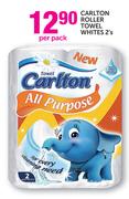 Carlton Roller Towel Whites-2's-Per Pack