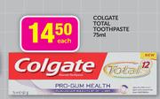 Colgate Total Toothpaste-75ml Each