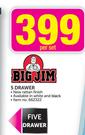 Big Jim 5 Drawer