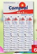 Compral Tablets Headache Dispenser Card-48x2's