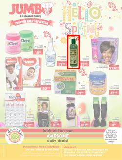 Jumbo Cash & Carry : Hello Spring (29 Aug - 12 Sep 2016), page 1
