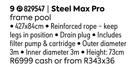 Bestway Steel Max Pro Frame Pool 829547