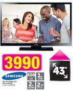 Samsung 43" Plasma TV PA43H4000