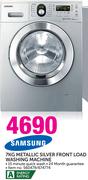 Samsung 7KG Metallic Silver Front Load Washing Machine