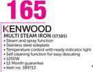 Kenwood Multi Steam Iron(ST385)
