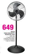 Logik 45cm High Velocity Pedestal Fan HVP-45