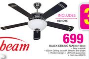 Sunbeam Black Ceiling Fan SCF-501R