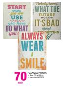 Canvas Prints-30x40cm Each