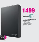 Seagate 3.5" 3TB Expansion Hard Drive