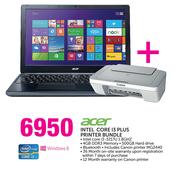 Acer Intel Core I3 Plus Printer Bundle