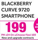 Blackberry Curve 9720 Smartphone-On uChoose Flexi 100