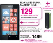 Nokia 520 Lumia Smartphone+ Muvit Powerbank 2000Mah-On uChoose Flexi 100