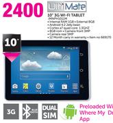 UltiMate 10" 3G Wi-Fi Tablet MNPH1011M