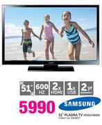 Samsung 51" Plasma TV PS51F4000