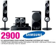 Samsung 5.1 Adjustable DVD Home Theatre System HT-F453